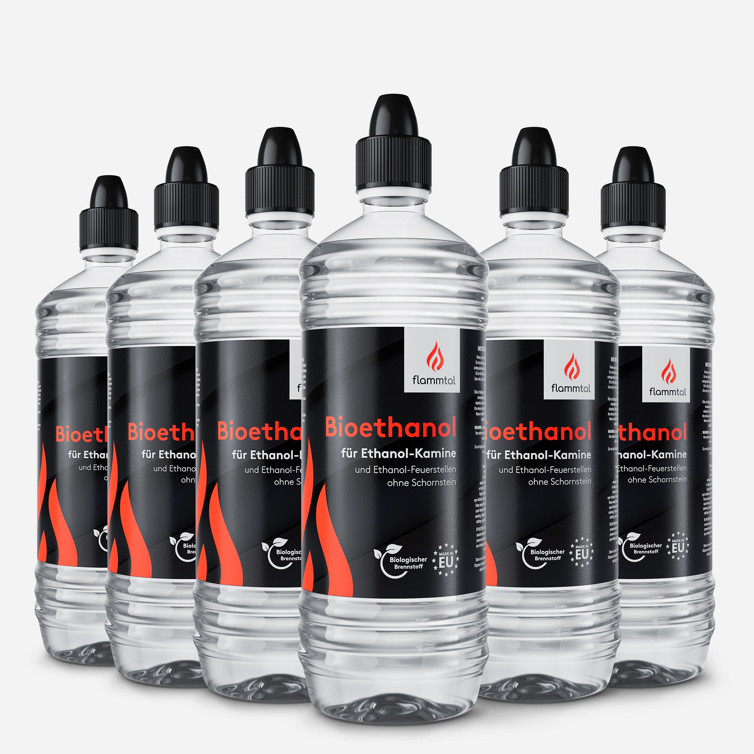 Flüssiges Bioethanol (6 x 1 Liter)