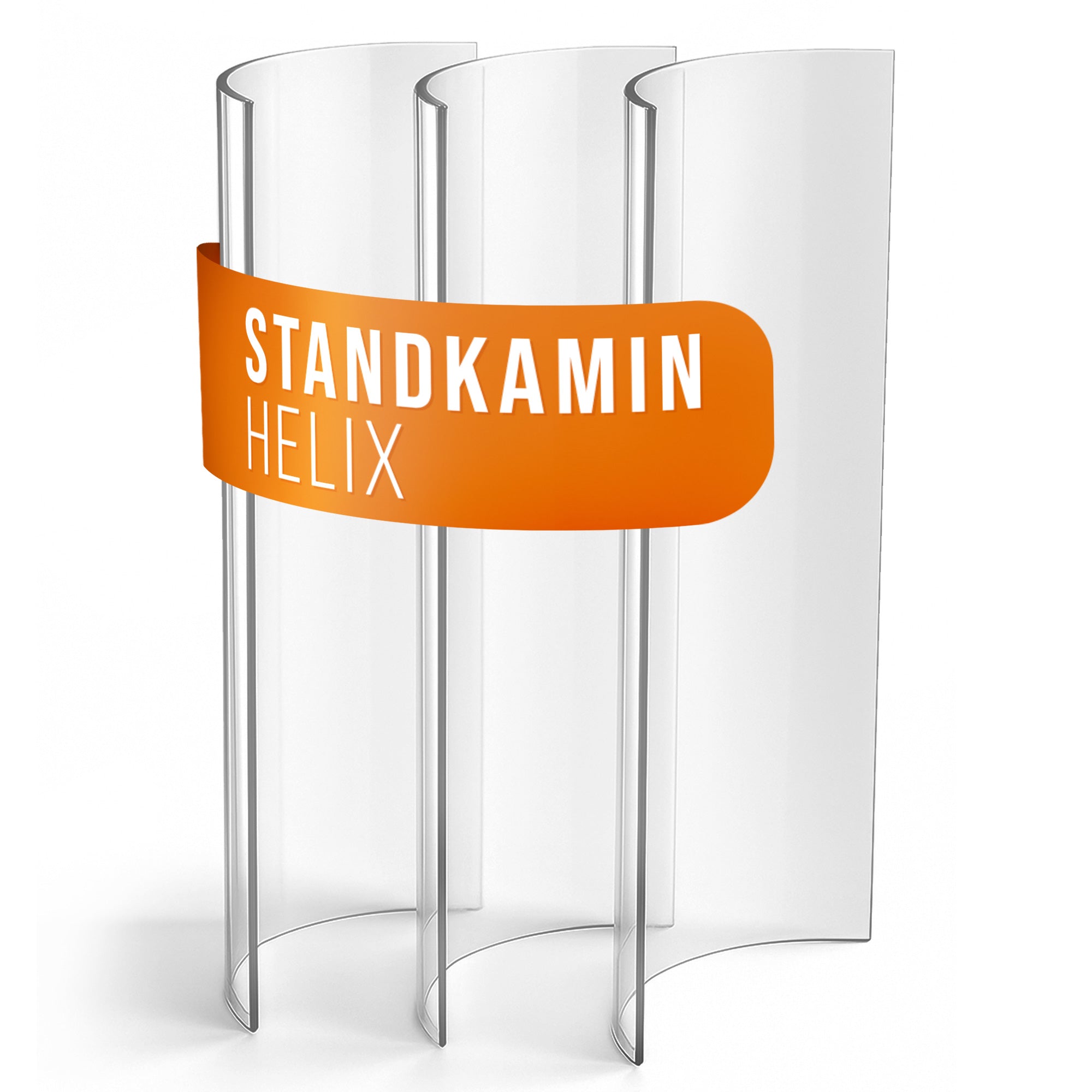 Ersatzglas Standkamin Helix
