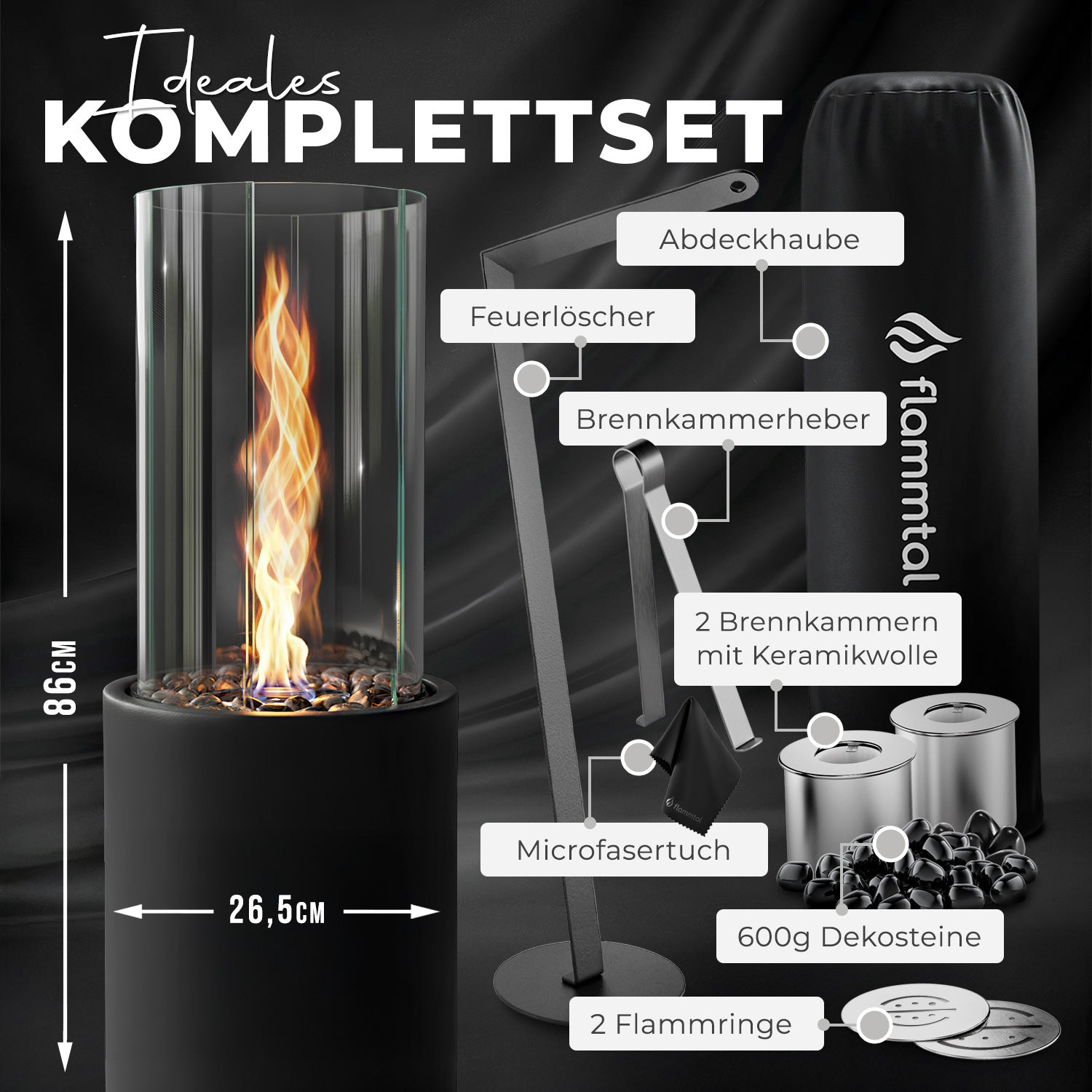 Standkamin HELIX