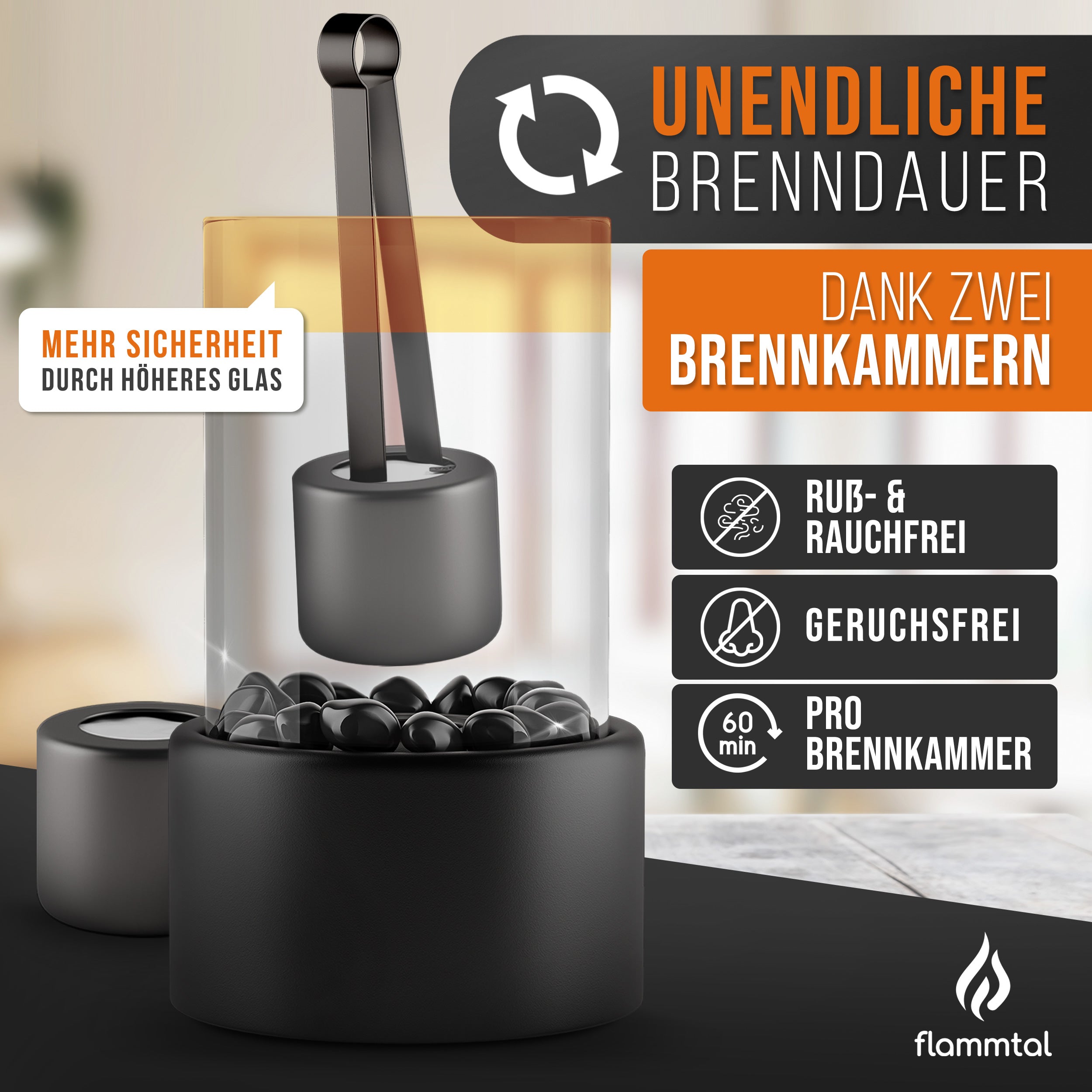 Tischkamin ROUND