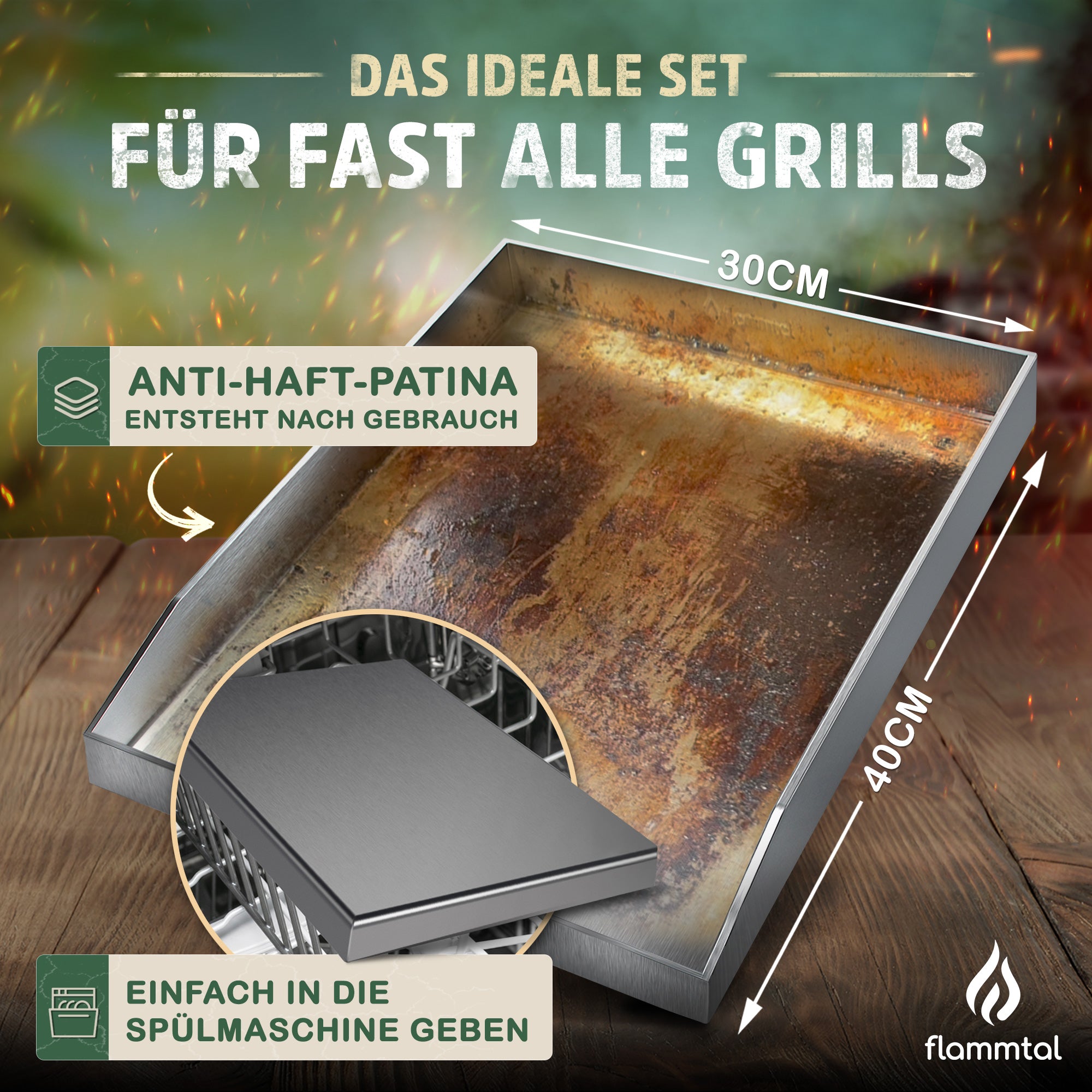 Grillplatte PLANCHA PRO