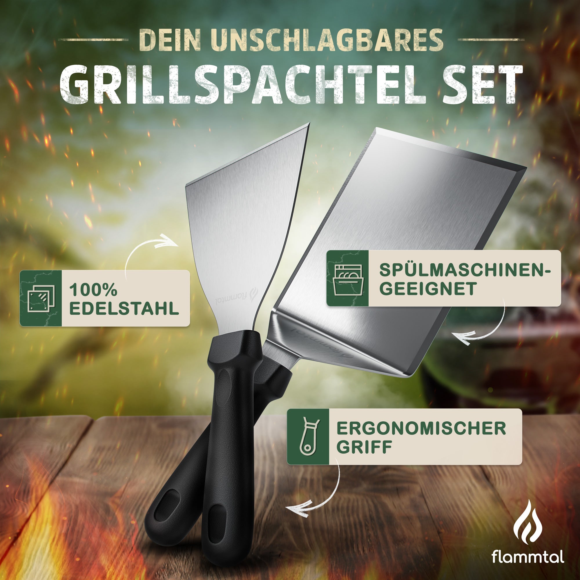 Grillspachtel-Set SPATULA