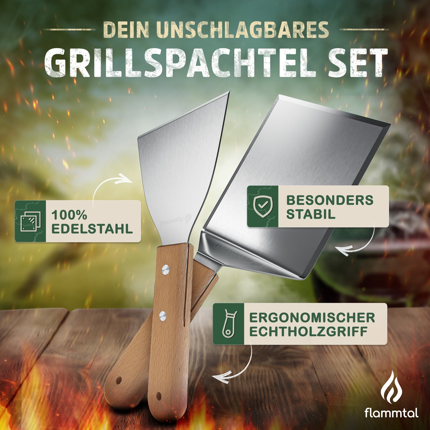 Grillspachtel-Set SPATULA PRO