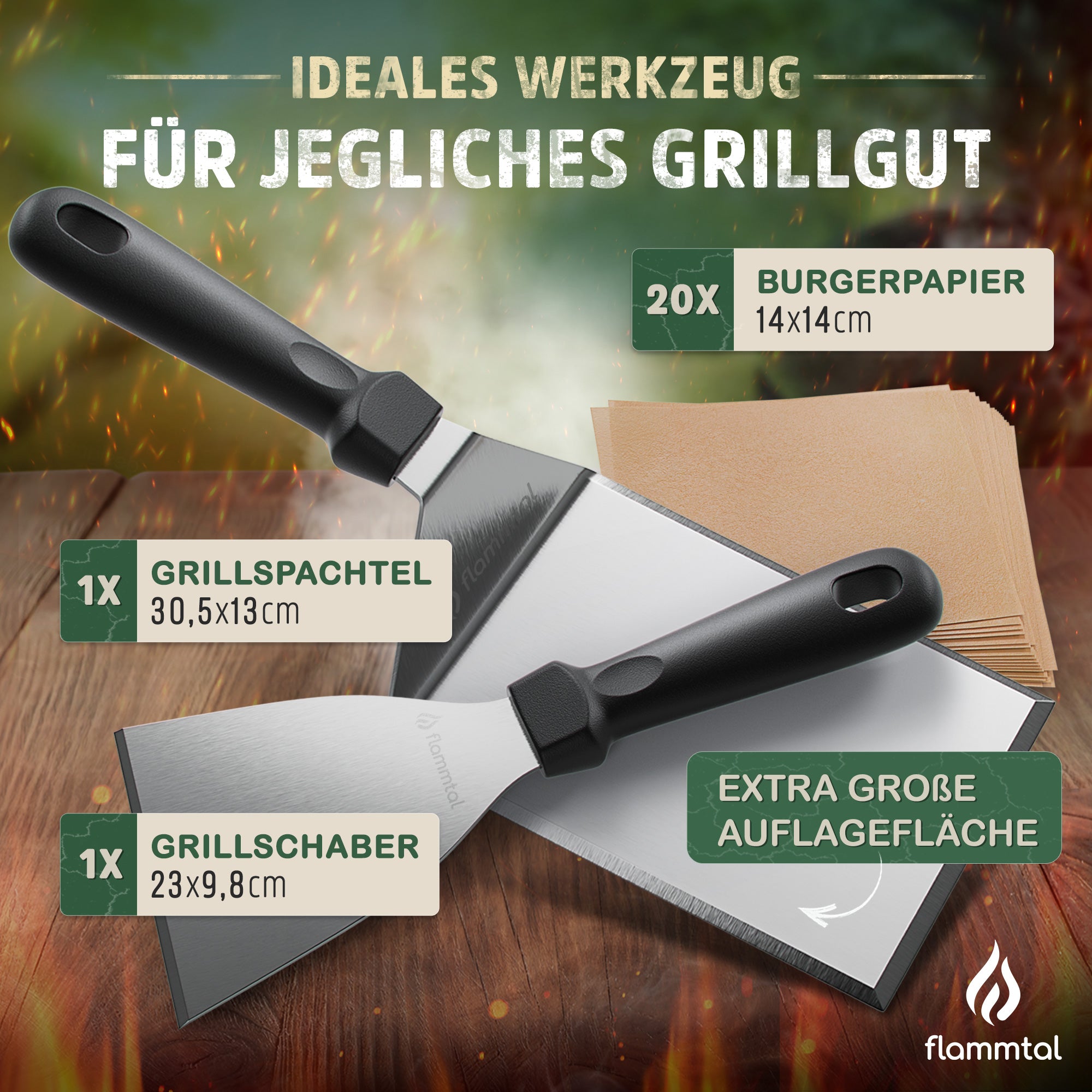 Grillspachtel-Set SPATULA