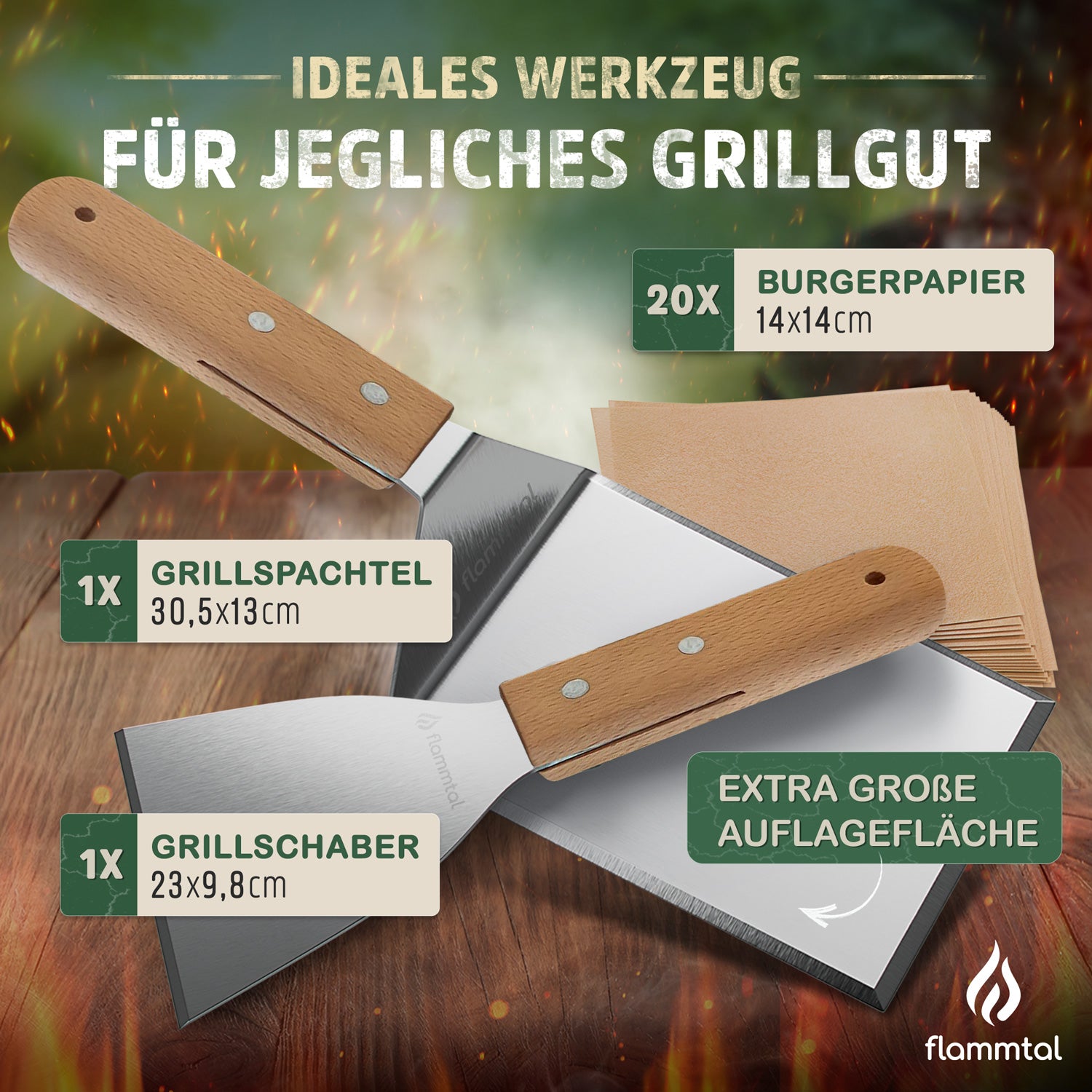 Grillspachtel-Set SPATULA PRO