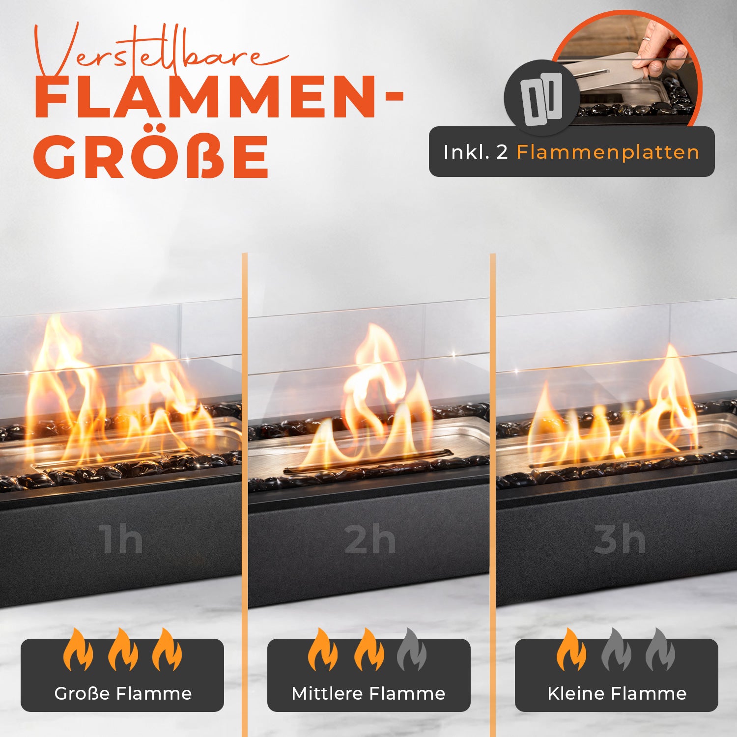 Tischkamin EMBER-Stone