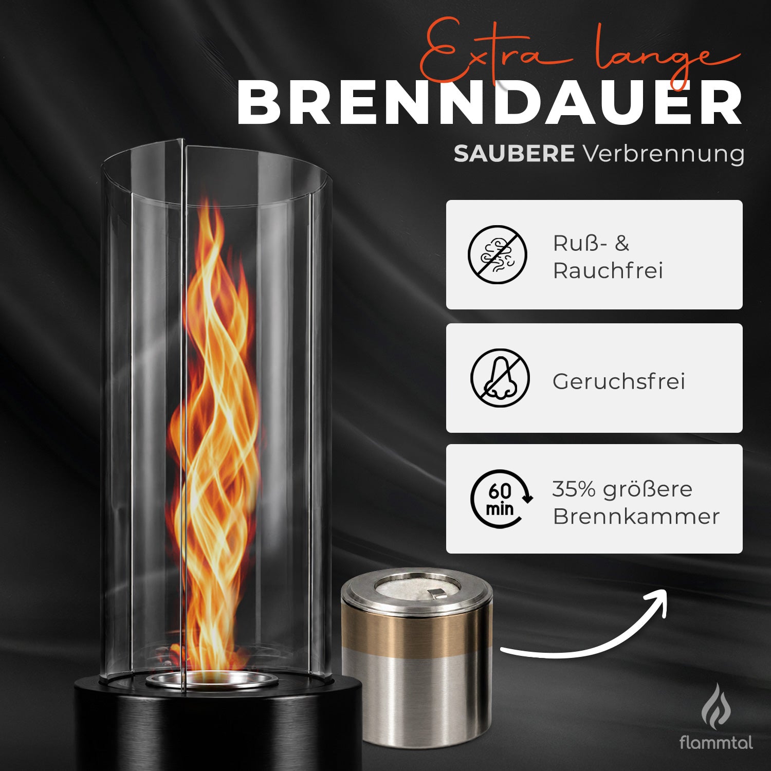 Tischfeuer SWIRL