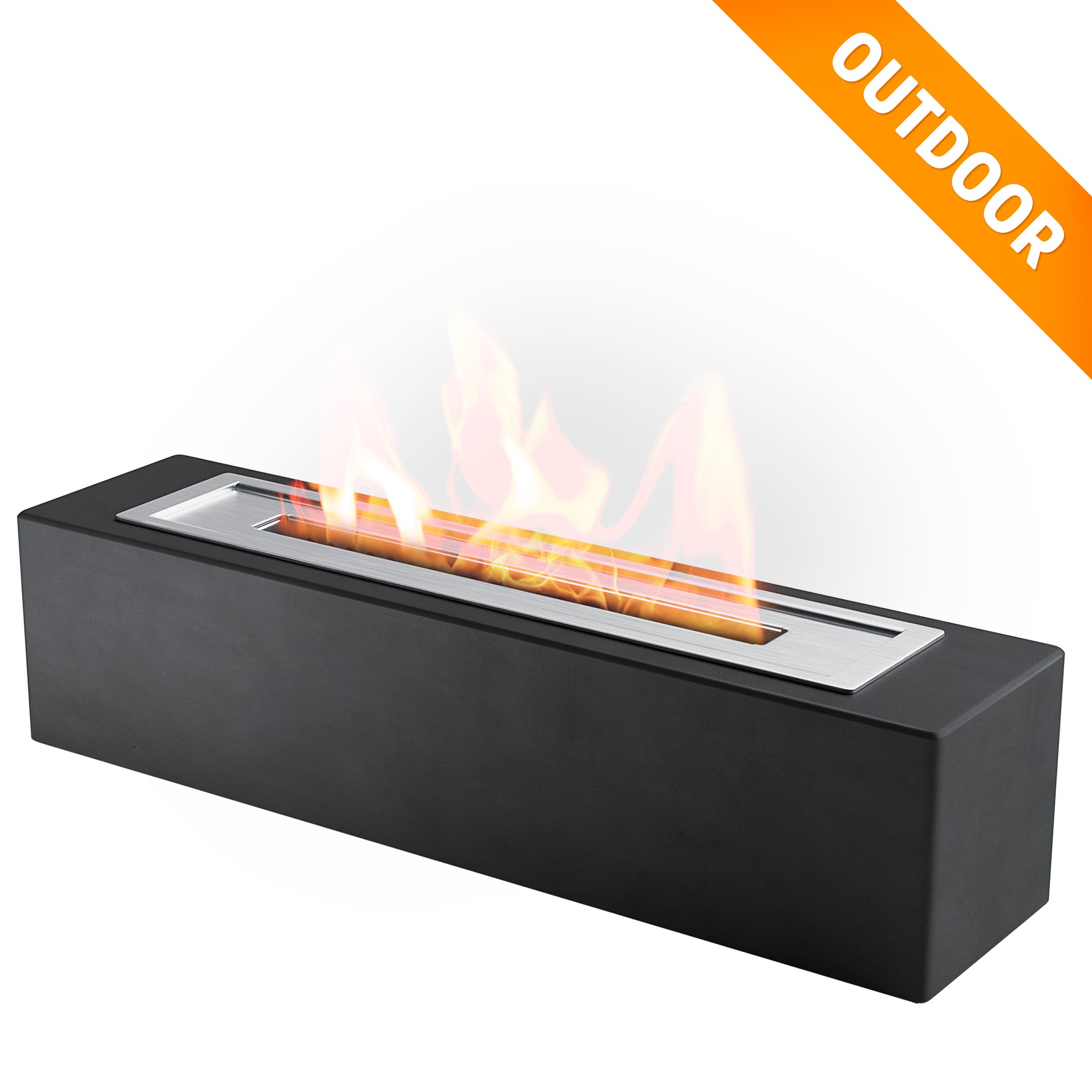Tischfeuer BLOCK (Anthrazit)
